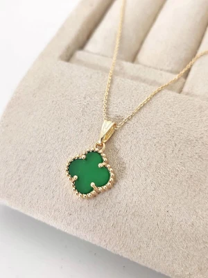 Nakkash Pozłacany naszyjnik z zawieszką - dł. 42 cm rozmiar: onesize