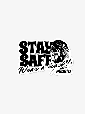 Naklejka Stay Safe PROSTO.