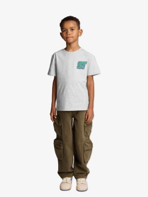 Naklejka t-shirt dziecięcy szary Kids