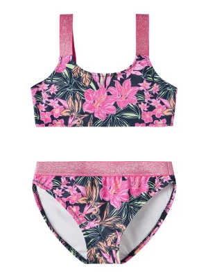 name it Bikini "Eria" w kolorze granatowo-różowym rozmiar: 158 / 164