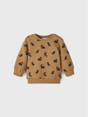 NAME IT Bluza 13212747 Brązowy Regular Fit
