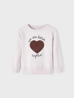 NAME IT Bluza 13219034 Różowy Regular Fit