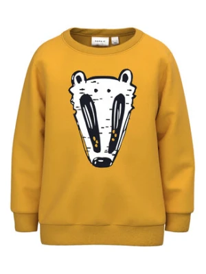 NAME IT Bluza 13219369 Żółty Regular Fit