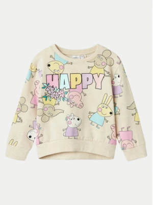 NAME IT Bluza Fira Peppa 13240631 Beżowy Regular Fit