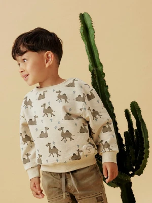 name it Bluza "Jano" w kolorze beżowo-jasnobrązowym rozmiar: 116