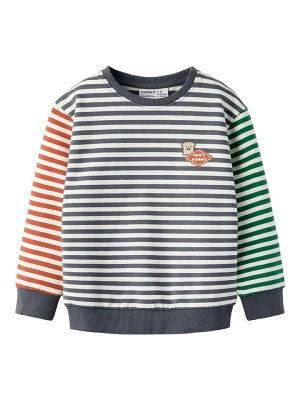 name it Bluza "Kaster" w kolorze granatowo-zielonym-czerwonym rozmiar: 104