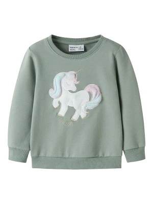 name it Bluza "Kisa" w kolorze zielonym rozmiar: 104