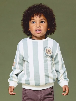 name it Bluza "Lane" w kolorze błękitno-białym rozmiar: 98