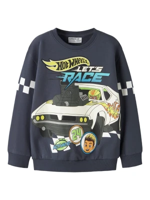 name it Bluza "Loan" w kolorze granatowym rozmiar: 86