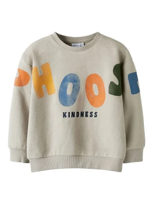 name it Bluza "Lyn" w kolorze beżowym rozmiar: 116