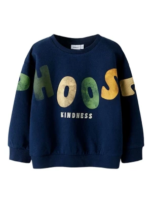 name it Bluza "Lyn" w kolorze granatowym rozmiar: 98