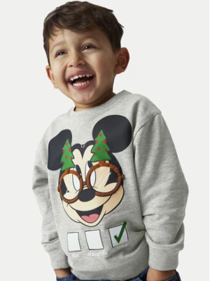 NAME IT Bluza Mickey 13234176 Szary Standard Fit