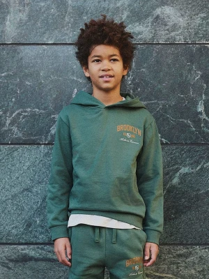 name it Bluza "Newi" w kolorze zielonym rozmiar: 146/152