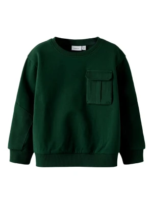 name it Bluza "Pneil" w kolorze zielonym rozmiar: 92