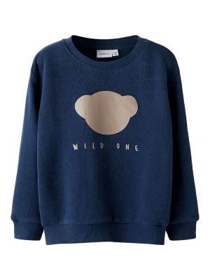name it Bluza "Pobear" w kolorze niebieskim rozmiar: 122/128