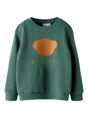 name it Bluza "Pobear" w kolorze zielonym rozmiar: 92
