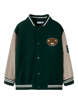 name it Bluza "Pray" w kolorze zielono-szarym rozmiar: 92