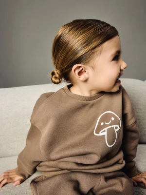 name it Bluza "Riley" w kolorze jasnobrązowym rozmiar: 122 / 128