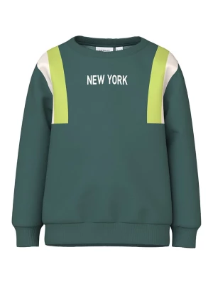 name it Bluza "Tenne" w kolorze zielonym rozmiar: 92