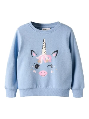 name it Bluza w kolorze błękitnym rozmiar: 122/128