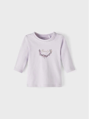 NAME IT Bluzka 13210028 Fioletowy Regular Fit