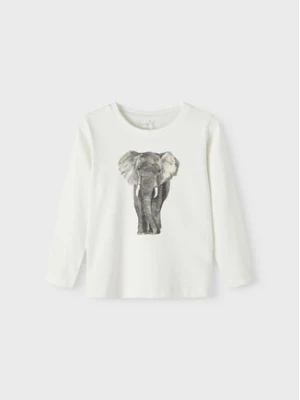 NAME IT Bluzka 13212860 Biały Regular Fit