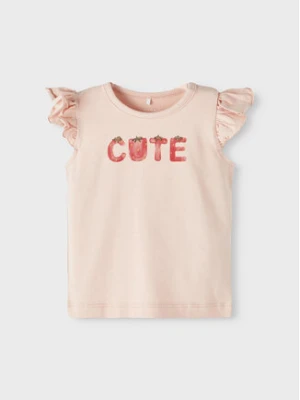 NAME IT Bluzka 13217455 Różowy Regular Fit