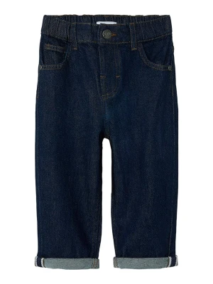 name it Dżinsy "Ben" - Tapered fit - w kolorze granatowym rozmiar: 92
