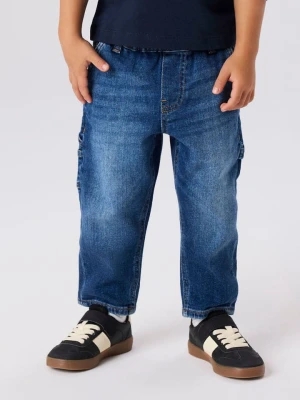 name it Dżinsy "Ben" - Tapered fit - w kolorze niebieskim rozmiar: 92