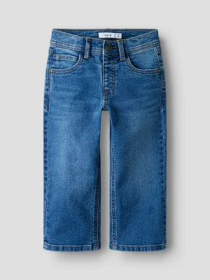 name it Dżinsy "Ryan" - Straight fit - w kolorze niebieskim rozmiar: 122
