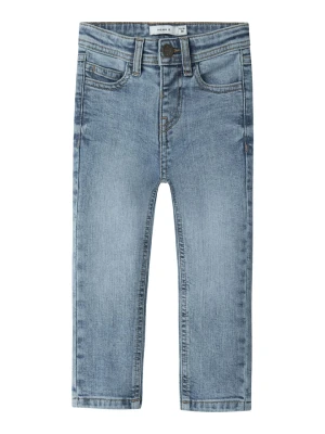 name it Dżinsy "Silas" - Slim fit - w kolorze niebieskim rozmiar: 92