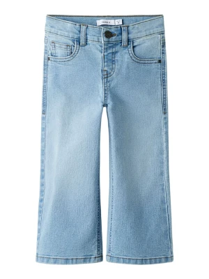 name it Dżinsy - Wide fit - w kolorze błękitnym rozmiar: 98
