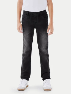 NAME IT Jeansy 13185213 Czarny Slim Fit