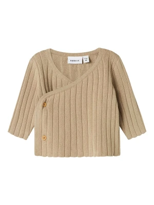 name it Kardigan "Omun" w kolorze beżowym rozmiar: 86