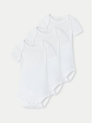 NAME IT Komplet body 13242195 Biały Regular Fit