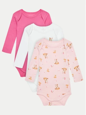 NAME IT Komplet body dziecięcych 13232731 Różowy
