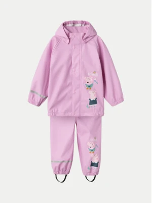 NAME IT Komplet przeciwdeszczowy 13231835 Różowy Regular Fit