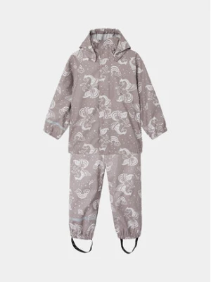 NAME IT Komplet przeciwdeszczowy Dry10 13227318 Szary Regular Fit