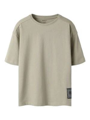 name it Koszulka "Frank" w kolorze khaki rozmiar: 134 / 140
