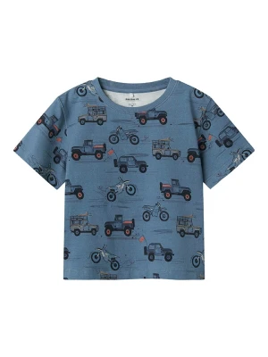 name it Koszulka "Helsa" w kolorze niebieskim rozmiar: 92