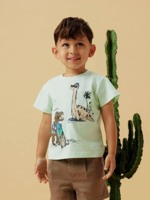 name it Koszulka "Jacques" w kolorze miętowym rozmiar: 110