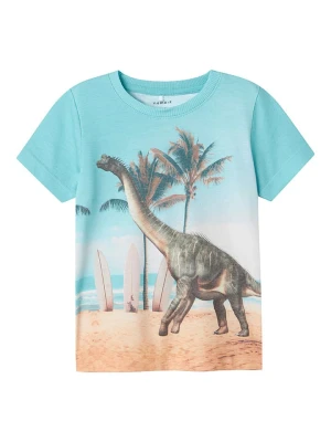 name it Koszulka "Jako" w kolorze błękitno-zielono-beżowym rozmiar: 92