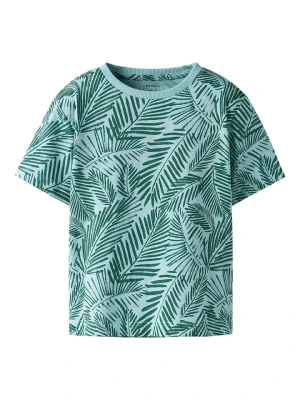 name it Koszulka "Jivan" w kolorze błękitno-zielonym rozmiar: 92