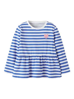 name it Koszulka "Liona" w kolorze niebiesko-białym rozmiar: 104