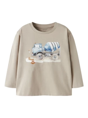 name it Koszulka "Nari" w kolorze beżowym rozmiar: 122/128