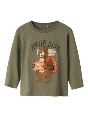 name it Koszulka "Olen" w kolorze khaki rozmiar: 92