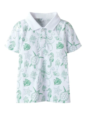 name it Koszulka polo "Finn" w kolorze białym rozmiar: 98