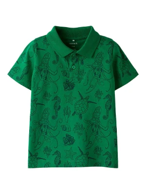 name it Koszulka polo "Finn" w kolorze zielonym rozmiar: 92