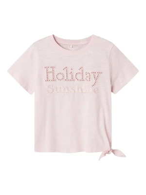 name it Koszulka w kolorze jasnoróżowym rozmiar: 134/140