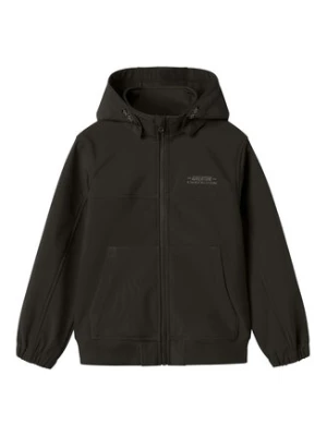 NAME IT Kurtka softshell 13236573 Czarny Regular Fit